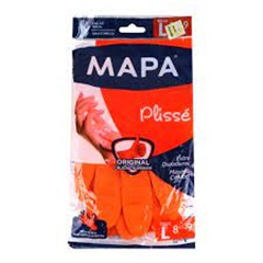 MAPA PLISSE SATIN. GUANTES LATEX S 6.1/2-7