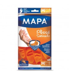 MAPA PLISSE GUANTES SATIN. M 1UN