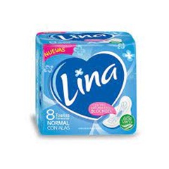LINA TOALLA FEMEN. NORMAL C/ALAS 8U