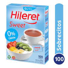 HILERET SWEET ENDULZ. EN POLVO 100 SOBRECITOS