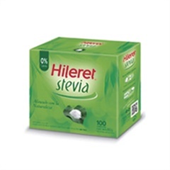 HILERET STEVIA ENDULZANTE 100 SOBRECITOS