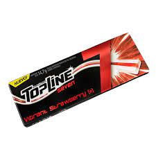 CHICLE TOPLINE SEVEN STRAWBERRY 14.7G