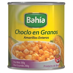 CHOCLO BAHIA AMAR.ENTEROS 300G