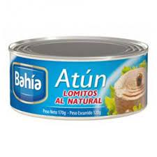 ATUN BAHIA LOMITOS NATURAL 170G