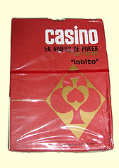 CASINO NAIPES DE POKER PLASTIF. "LOBITO" 54 UN