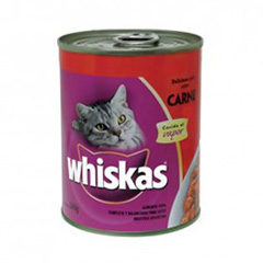 WHISKAS SABOR CARNE PATE 1ANO