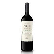 PORTILLO VINO VINO TEMPRANILLO 750ML