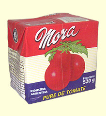 MORA PURE DE TOMATE 520G.