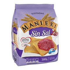 TOST.MANIERI SIN SAL 200G
