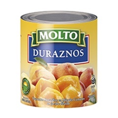 MOLTO DURAZNOS AMARILLOS EN MITADES