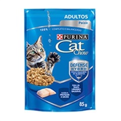 CAT CHOW ALIM. P/GTOS HUMEDO ADULTOS C/PESCADO