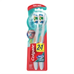 COLGATE 360 CEP. DENT. SUAVE 2X1 2UN