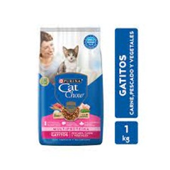 CHAT CHOW BALANCEADO GATITOS PESCADO CARNE VEGET